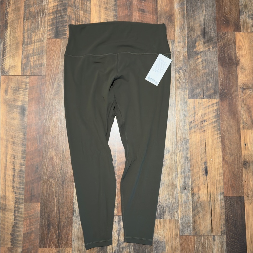 lululemon Align Super-High Rise 28” Leggings - Dark Olive 18 NWT